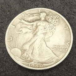 Coquille expansée Walking Liberty