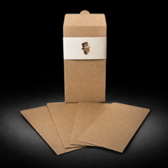 Enveloppes Hydrangea Longa (marron)