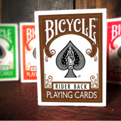 Jeu de carte Bicycle Marron
