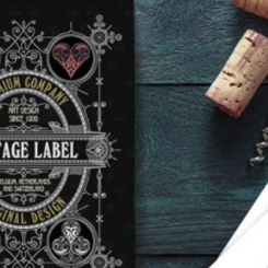 Jeux de Cartes Vintage Label 