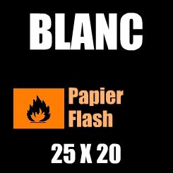 Papier Flash 25cm X 20cm