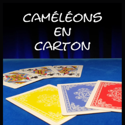 Cameléon en carton