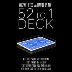 52 to 1 deck bleu